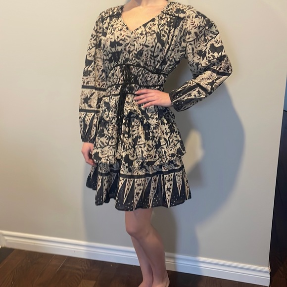 RUFFLE BOHO DRESS - Picture 2 of 9